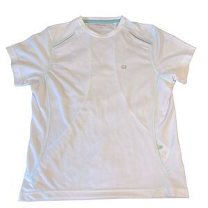 Crane White Short sleeve Running Shirt